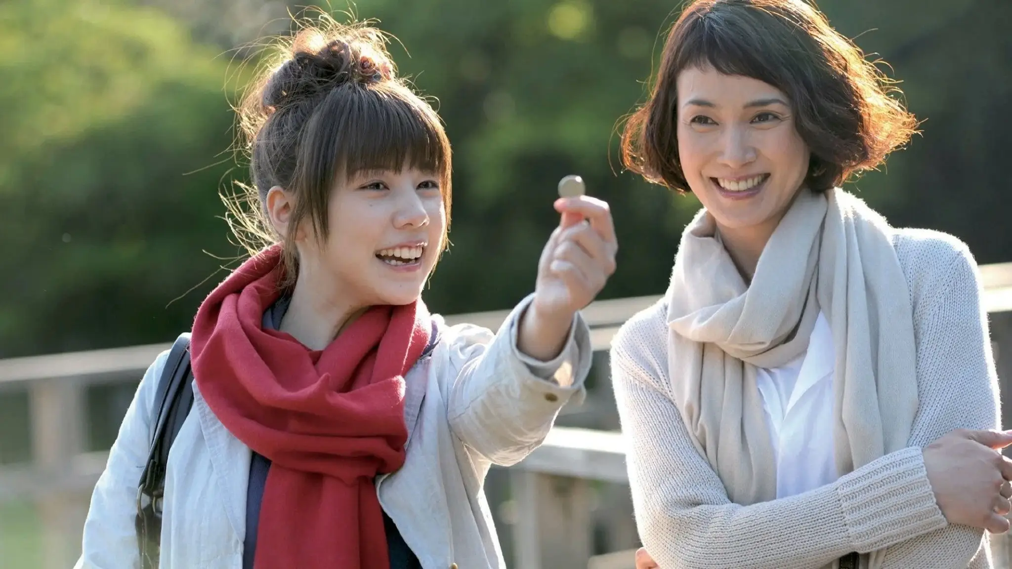 Narumi Yasuda and Riisa Naka in Time Traveller The Girl Who Leapt Through Time.