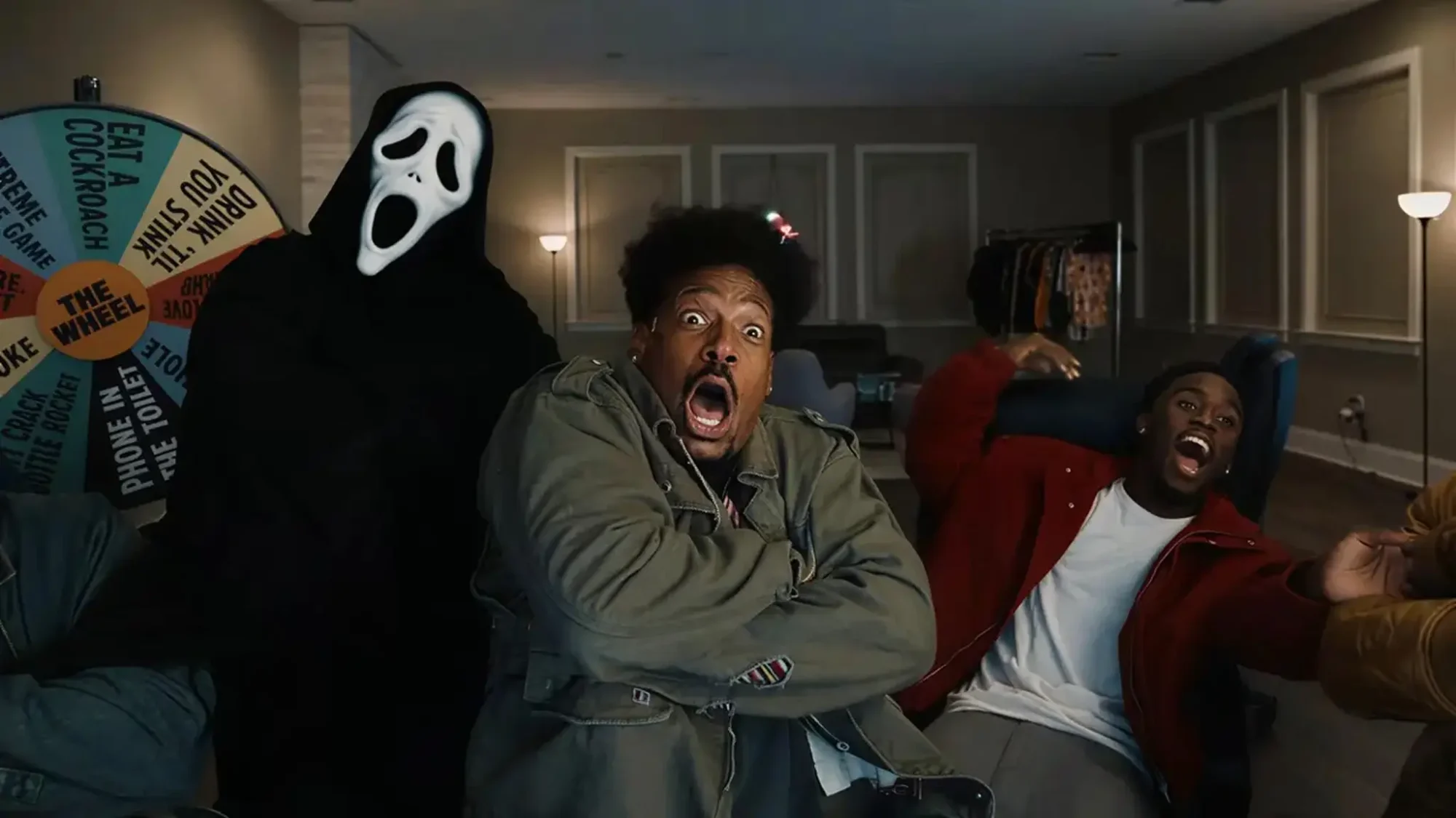 Marlon Wayans, Kai Cenat, and Ghostface in Scary Movie 6 Image