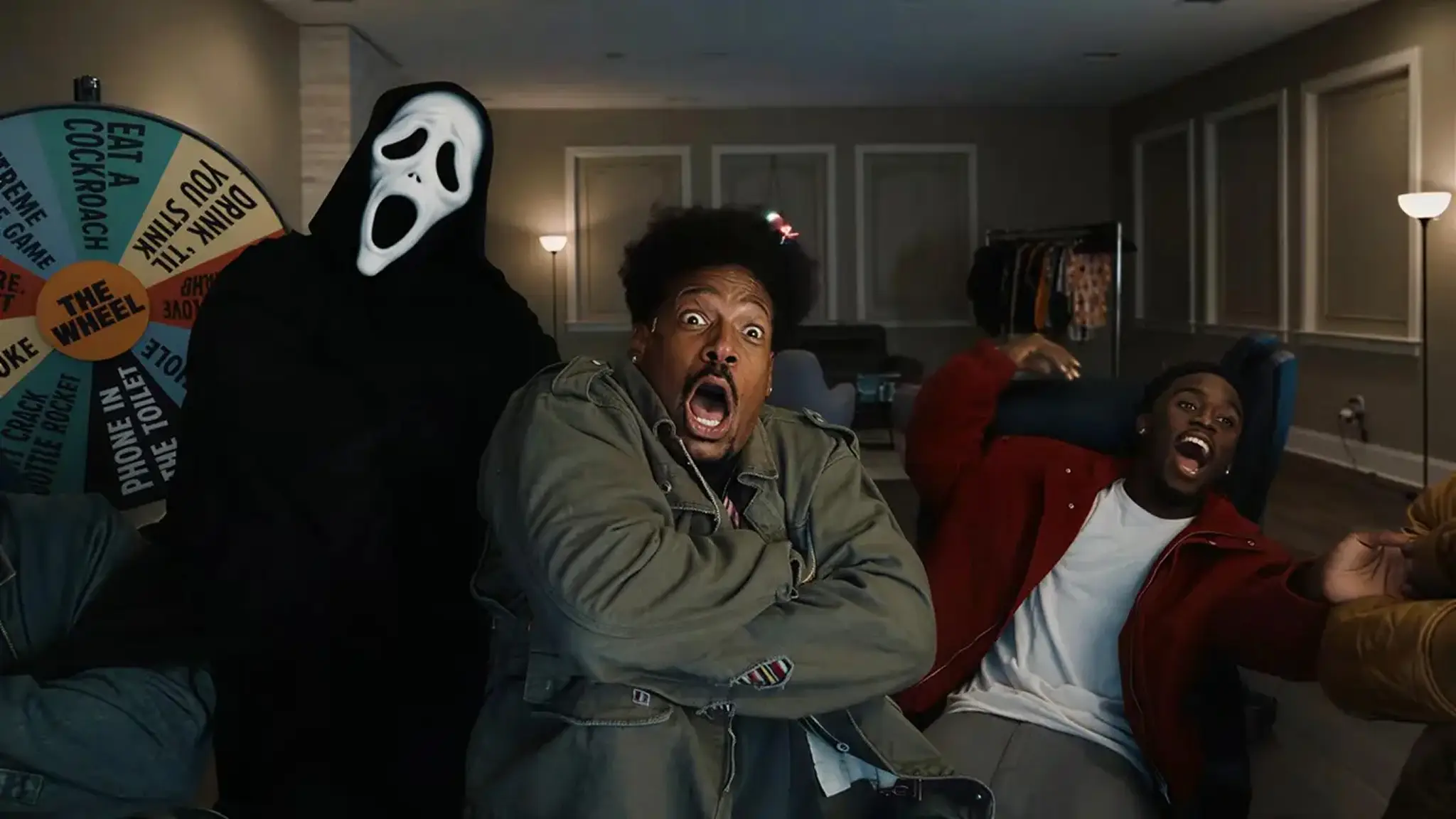 Marlon Wayans, Kai Cenat, and Ghostface in Scary Movie 6 Image